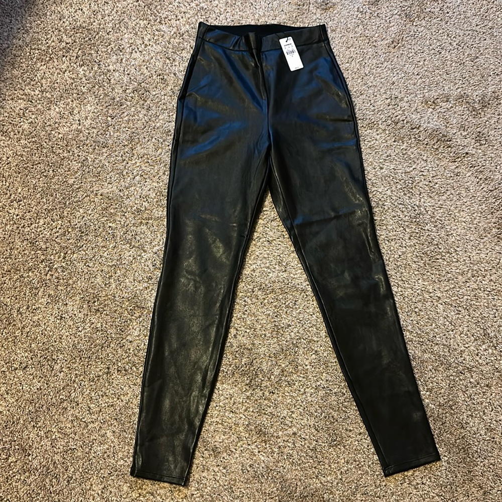 NWT Express Vegan Leather Leggings